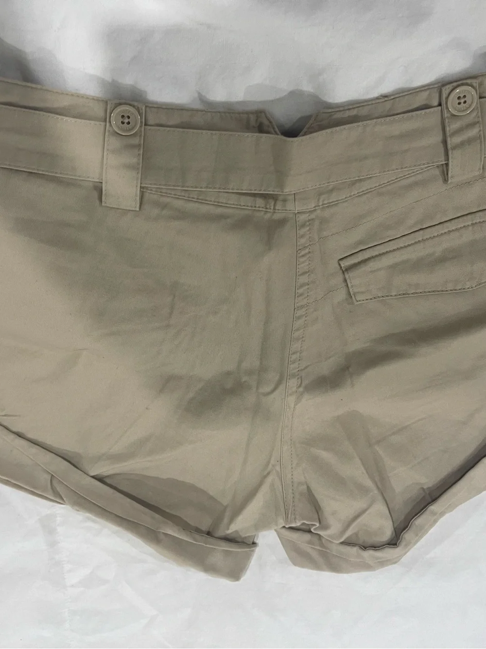 The Limited Women's Tan High-Waist Belted Bermuda Shorts